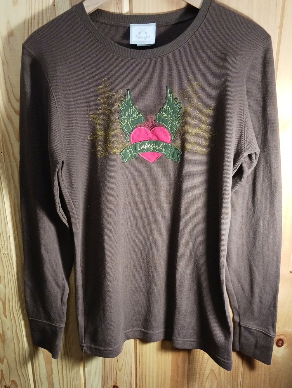 Lakegirl Ribbed-knit Lightweight Tee